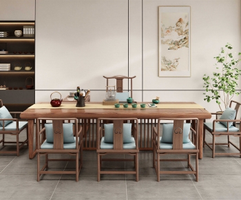 New Chinese Style Tea Tables And Chairs-ID:477528107