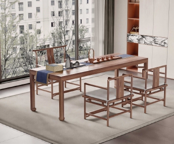 New Chinese Style Tea Tables And Chairs-ID:531130087