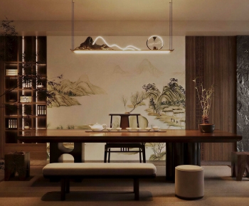 New Chinese Style Tea House-ID:800723081