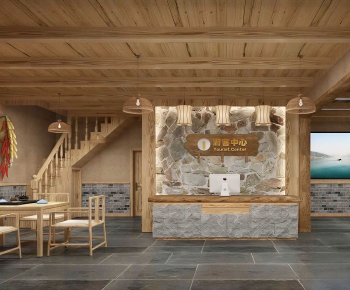 New Chinese Style Public Space-ID:539848095