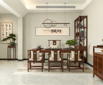 New Chinese Style Tea House-ID:889369961