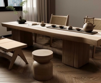 New Chinese Style Tea Tables And Chairs-ID:307163959