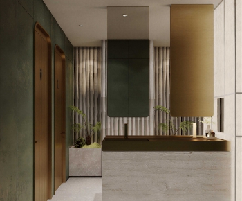 Modern Public Toilet-ID:499918945