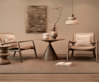 Wabi-sabi Style Lounge Chair-ID:401825906