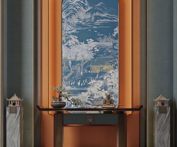 New Chinese Style Console-ID:156476971