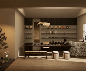 New Chinese Style Tea House-ID:487099896