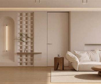 Wabi-sabi Style A Living Room-ID:657085901