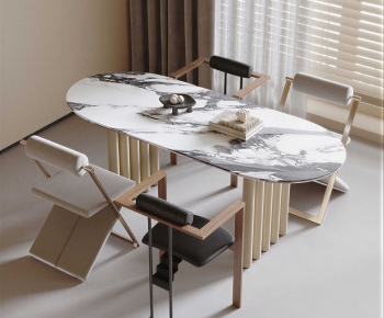 Modern Dining Table And Chairs-ID:302463055