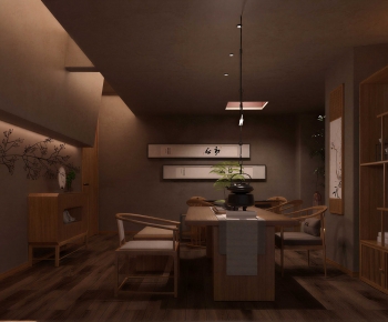 New Chinese Style Teahouse Tea House-ID:525689147