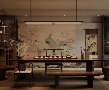 New Chinese Style Tea House-ID:693232061