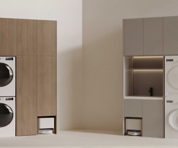 Modern Laundry Cabinet-ID:159041882