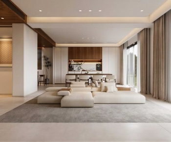 Modern A Living Room-ID:867240446