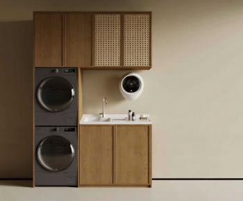 Modern Laundry Cabinet-ID:939992901