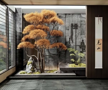 Japanese Style Plant Landscaping-ID:123661049