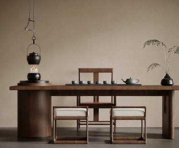 New Chinese Style Tea Tables And Chairs-ID:837326054