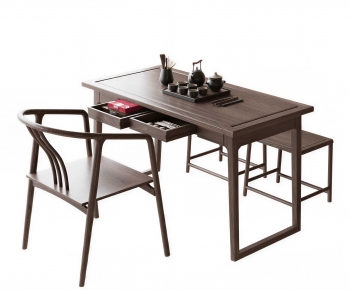 Chinese Style Tea Tables And Chairs-ID:573535925