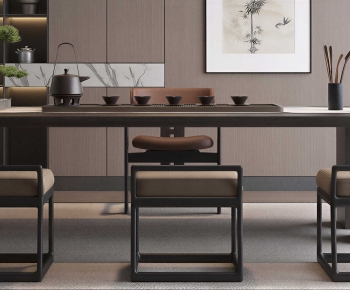 New Chinese Style Tea Tables And Chairs-ID:220859055