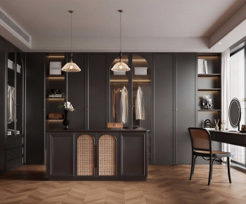 Modern Clothes Storage Area-ID:990700778