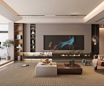 Modern A Living Room-ID:828819348