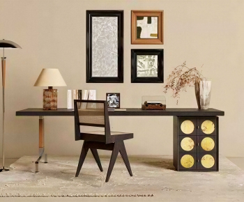 Modern Computer Desk And Chair-ID:170347937