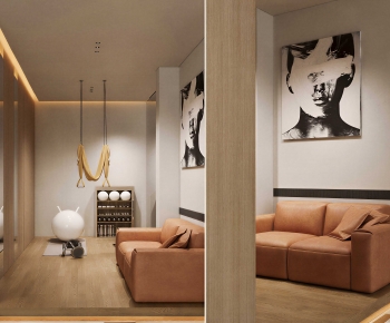 Modern Home Fitness Room-ID:504429364