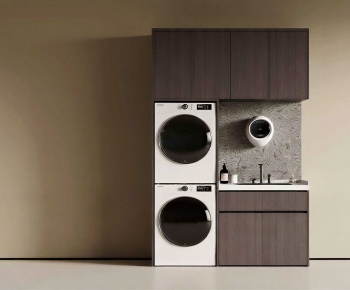 Modern Laundry Cabinet-ID:184982069