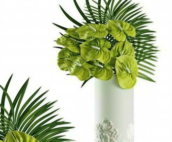 Modern Potted Green Plant-ID:790803911
