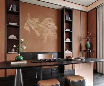 New Chinese Style Tea House-ID:344897032