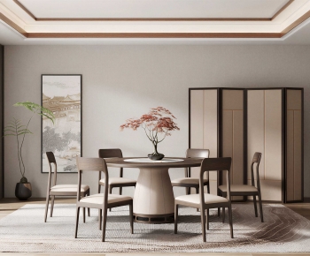 New Chinese Style Dining Room-ID:309736016