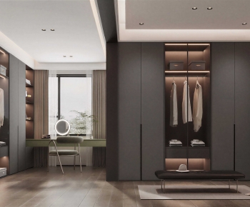 Modern Clothes Storage Area-ID:219908005