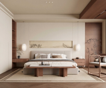 New Chinese Style Bedroom-ID:142914066