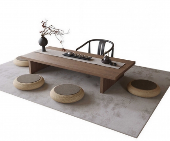 New Chinese Style Tea Tables And Chairs-ID:910480066