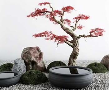 Japanese Style Rockery Waterscape-ID:141441113