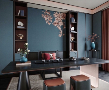 New Chinese Style Tea House-ID:119304903