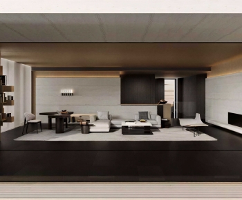 New Chinese Style A Living Room-ID:720535997