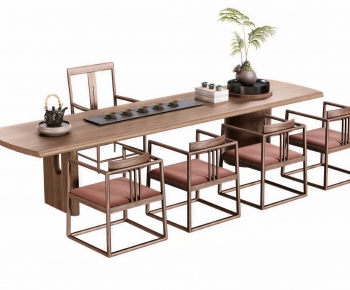 New Chinese Style Tea Tables And Chairs-ID:154381998