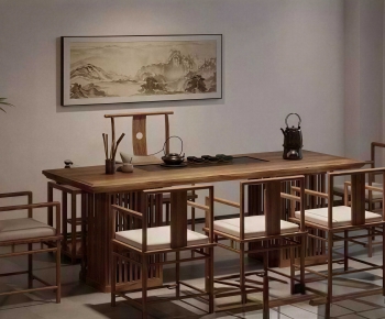 New Chinese Style Tea Tables And Chairs-ID:455161092