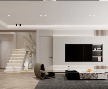 Modern A Living Room-ID:709588051