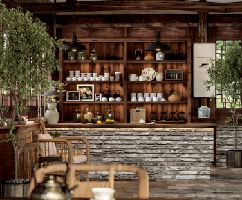 New Chinese Style Teahouse Tea House-ID:247962001