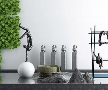 New Chinese Style Rockery Waterscape-ID:890013932