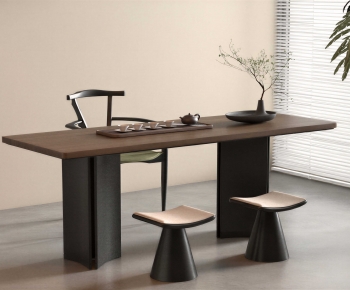 New Chinese Style Tea Tables And Chairs-ID:669358978