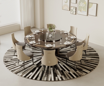Modern Dining Table And Chairs-ID:548804043
