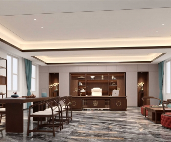 New Chinese Style Manager's Office-ID:811484109