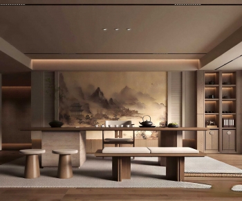 New Chinese Style Tea House-ID:887595894