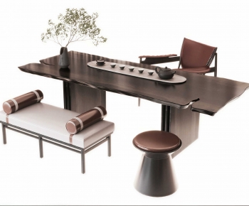 New Chinese Style Tea Tables And Chairs-ID:715892083