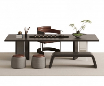 New Chinese Style Tea Tables And Chairs-ID:109760055