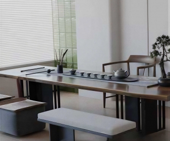 New Chinese Style Tea Tables And Chairs-ID:639154918