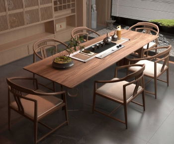 New Chinese Style Tea Tables And Chairs-ID:108118063