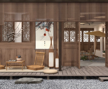 New Chinese Style Teahouse Tea House-ID:900059948