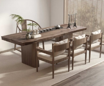 New Chinese Style Tea Tables And Chairs-ID:746207002